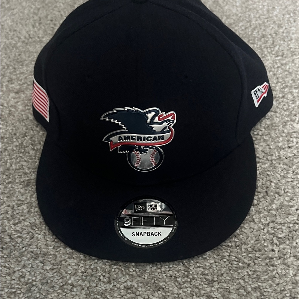 Black Snapback MLB American League Yankee Hat